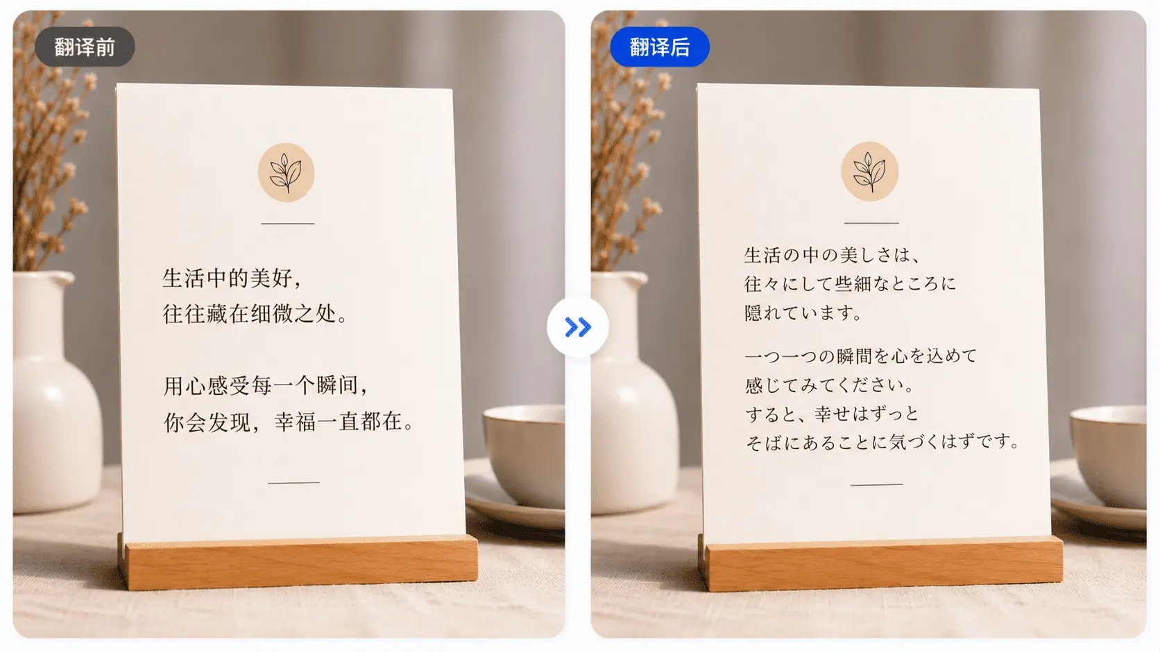 AI 图片翻译器效果展示